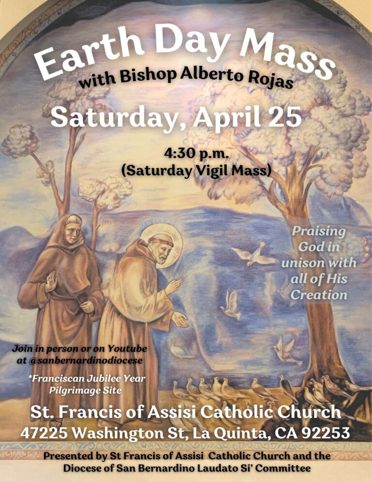 SB Flyer Earth Day Mass 2026 ENG