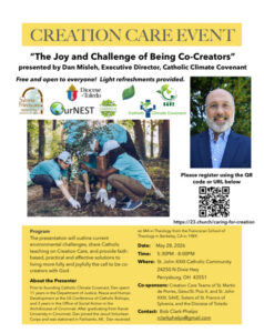 creation care event 5 28 26